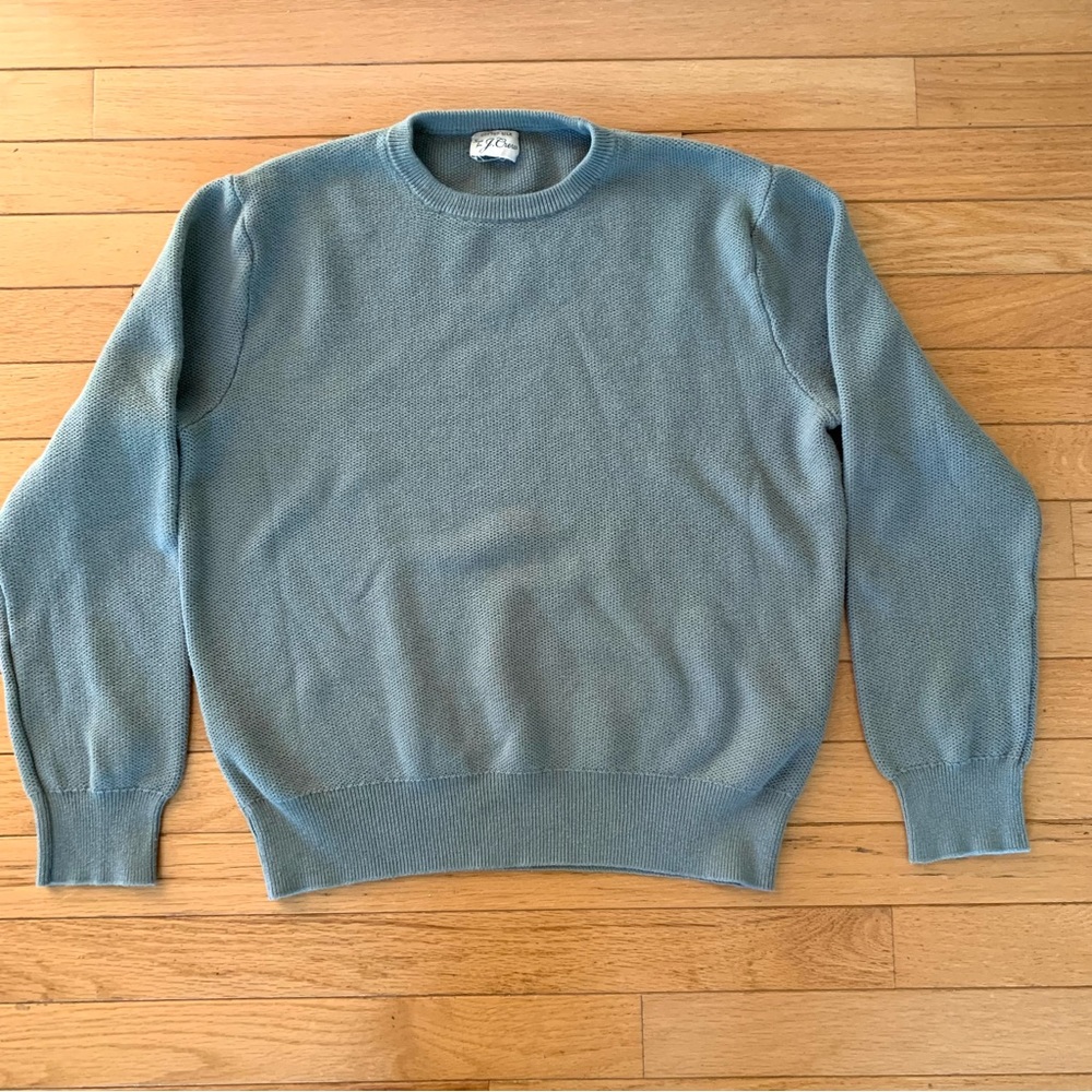 J Crew Sage Green Sweater Size L
